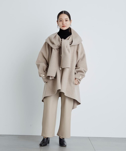 styling/（スタイリング）の「リバーフードコート（ポンチョ）」 - WEAR