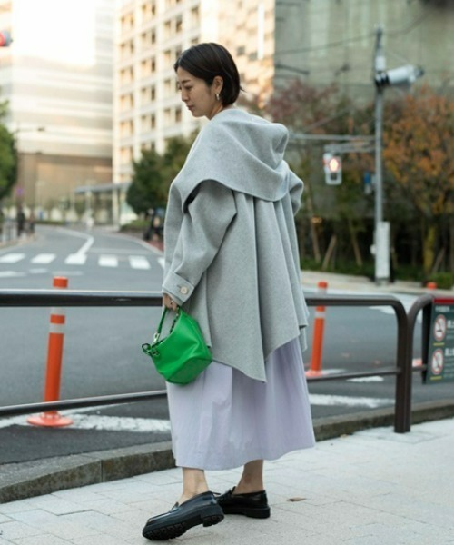 styling/（スタイリング）の「リバーフードコート（ポンチョ）」 - WEAR