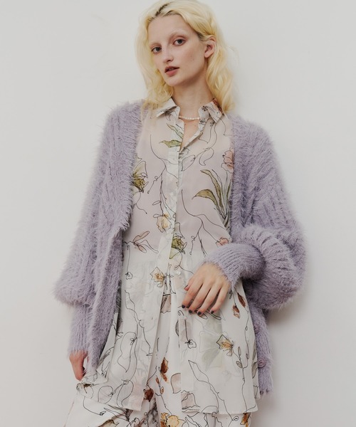 オリジナルvintageフラワープリントリラックスシャツ（シャツ/ブラウス