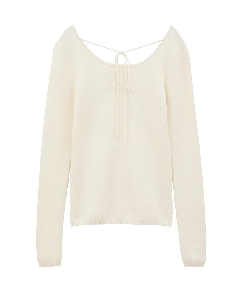 CLANE（クラネ）の「CLANE/クラネ/ARRANGE RIBBON KNIT TOPS（Tシャツ