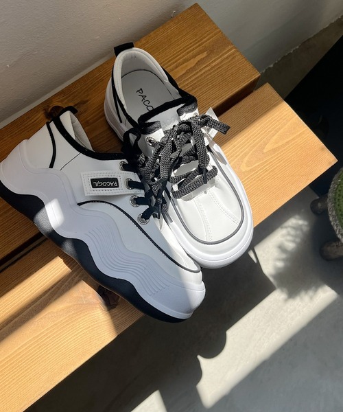 セール】なみなみソールモノトーンスニーカー（スニーカー）｜Nana