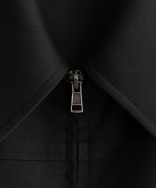 WYM LIDNM（ウィム バイ リドム）の「TECH WOOL GABARDINE ZIP BLOUSON