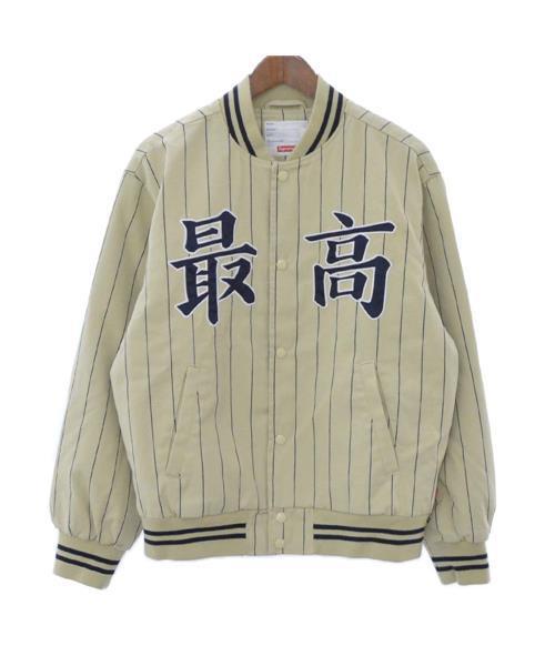 ブランド古着】ストライプ最高プリントジャケット（ブルゾン