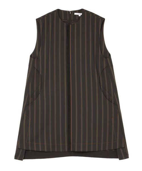 UN3D.（アンスリード）の「MULTI PINSTRIPE LONG VEST / マルチピン