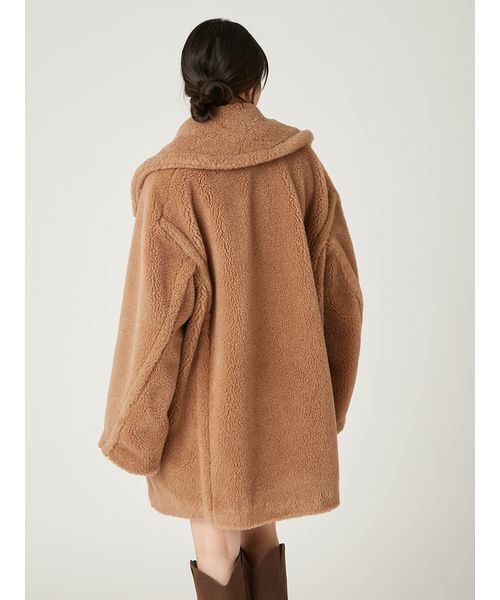 FRAY I.D（フレイアイディー）の「ECOPELボアミドルコート（ムートン