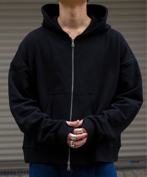 セール】Double zip hoodie / ダブルジップフーディ（パーカー
