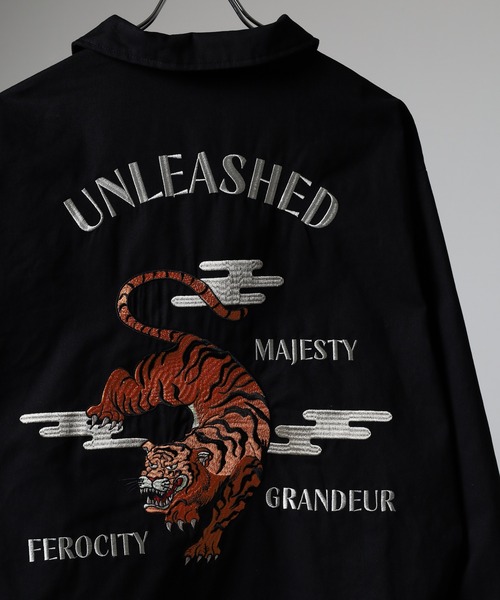 セール】JUNGLESTOTM 虎刺繍スカジャン スーベニアジャケット unisex