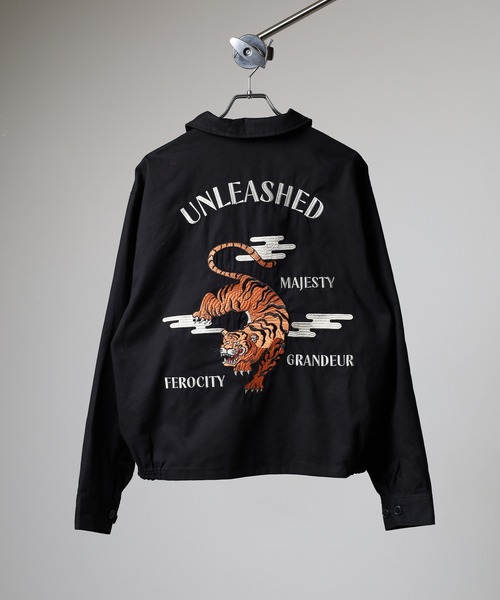 セール】JUNGLESTOTM 虎刺繍スカジャン スーベニアジャケット unisex