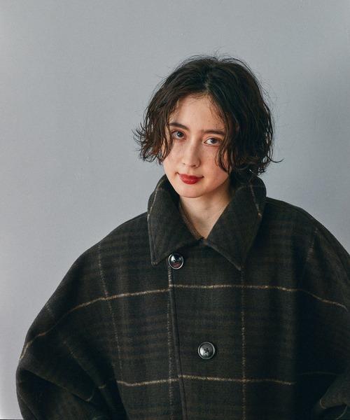 niko and（ニコアンド）の「ライトモッサドルマンジャケットコート