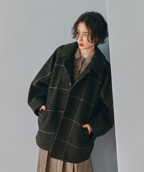 セール】ライトモッサドルマンジャケットコート（ブルゾン）｜niko and