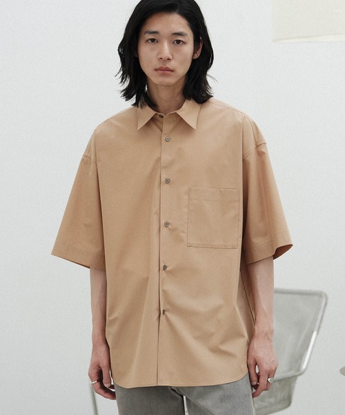 MICRO SPAN BASIC WIDE H/S SHIRT（シャツ/ブラウス）｜WYM LIDNM