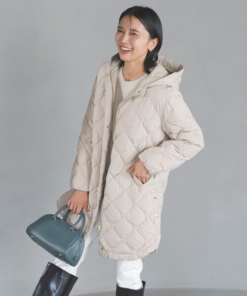 TAION×UNFILO】2WAY キルティングダウン（ダウンジャケット/コート