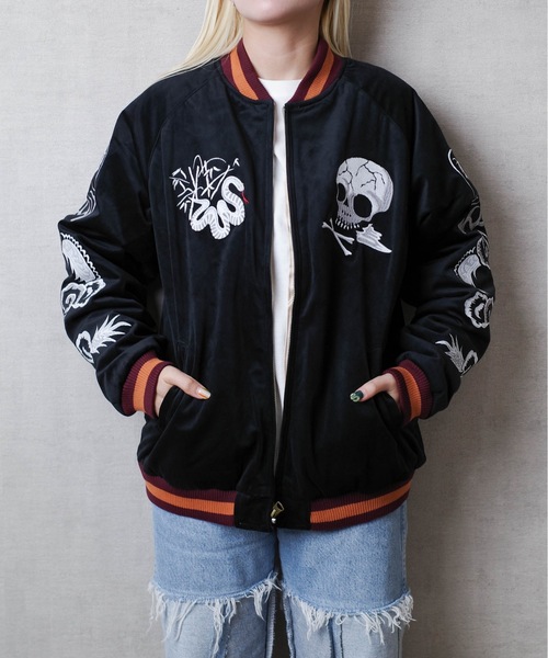 HOUSTON（ヒューストン）の「HOUSTON / VELVETTEN SOUVENIR JACKET