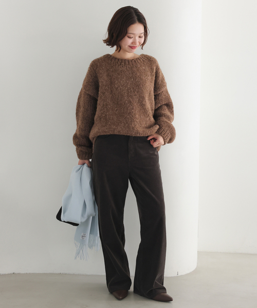 セール】+81BRANCA/ハチイチブランカ SLOBE別注 ペルーニット（ニット