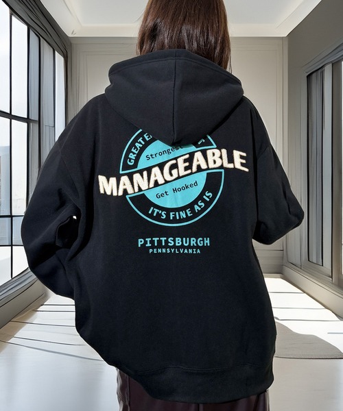 セール】レトロ グラフィック サガラ刺繍 フード 袖ロゴ アソート