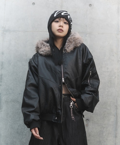 N2B合皮ジャケット（ブルゾン）｜Figments（フィグメンツ）の