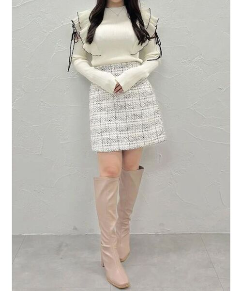 ストレッチロングブーツ（ブーツ）｜MERCURYDUO（マーキュリーデュオ