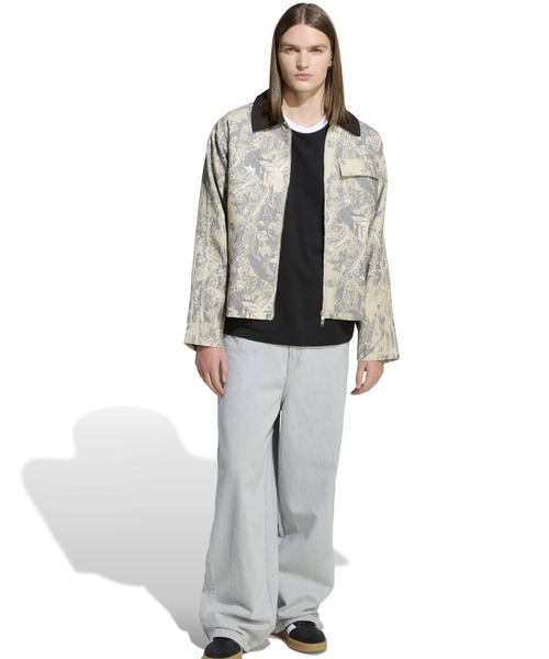 adidas 90S ALTERNATIVE SPORT WIDE LEG SKATER JEANS / アディダス