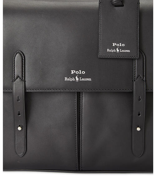 レザー メッセンジャー バッグ（メッセンジャーバッグ）｜POLO RALPH