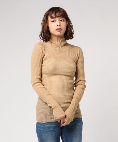 AURALEE（オーラリー）の「AURALEE ウールベビーモヘヤタートルネック