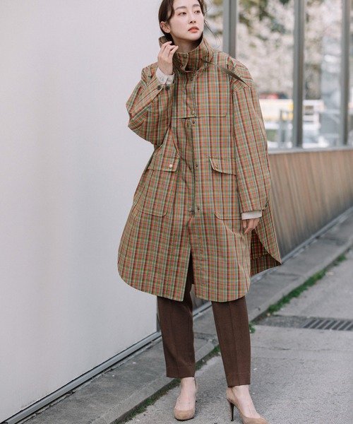 Munich（ミューニック）の「リサイクルポリエステルチェックマウンテン