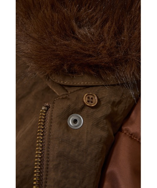 MOUSSY（マウジー）の「【25年AW新作】F/FUR COLLAR CROP ブルゾン