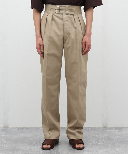 LENO（リノ）の「【LENO / リノ】DOUBLE BELTED GURKHA TROUSERS