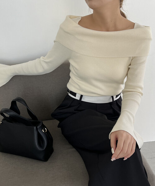 CAPRICIEUX LE'MAGE（カプリシューレマージュ）の「オフショル風