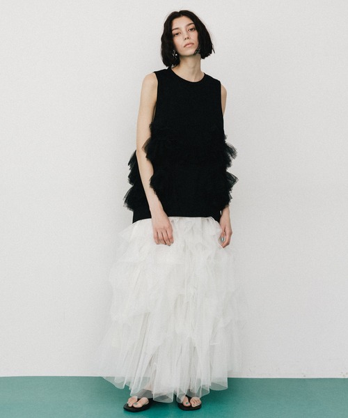 Carrie(ボリュームチュールスカート)（スカート）｜LA BELLE ETUDE