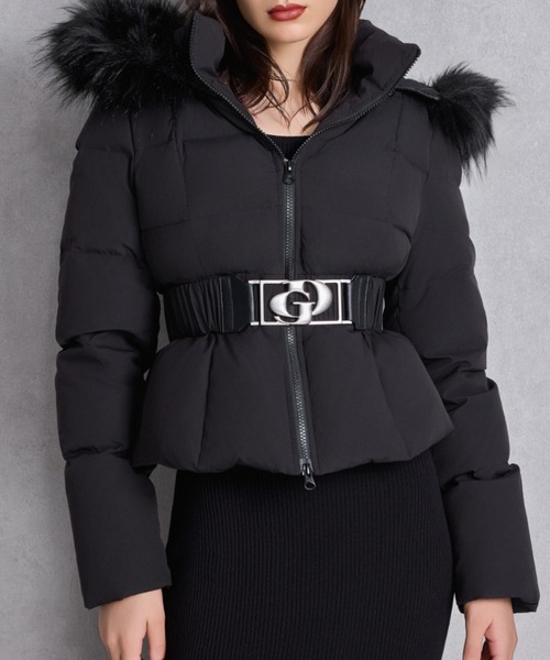 GDベルト付きショートダウンコート（ダウンジャケット/コート）｜GYDA