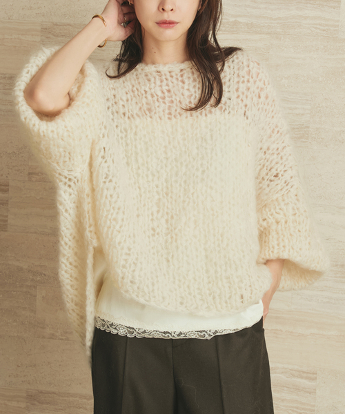 追加》HAND KNIT ジャンボタム プルオーバー（ニット/セーター