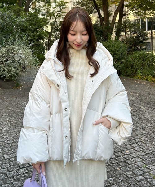 FRAY I.D（フレイアイディー）の「フードショートダウンコート（ダウン