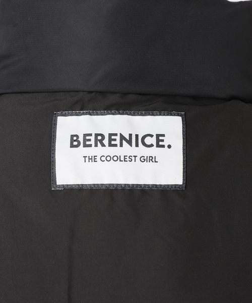 BERENICE】ブラックオーバーダウンジャケット（ダウンジャケット
