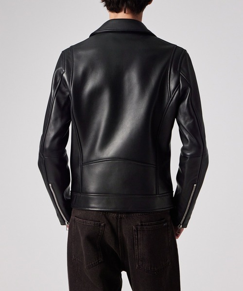 セール】シープスキン ダブルライダースジャケット / 252118 111RLB