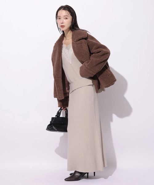 Vネックレースプルオーバー（ニット/セーター）｜Mystrada（マイ