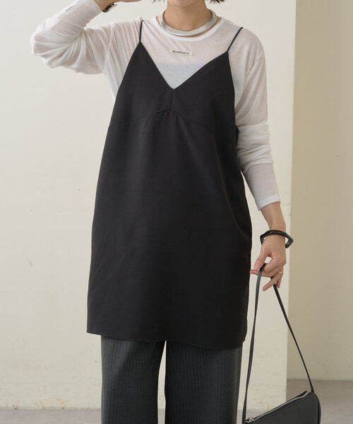 Omekashi（オメカシ）の「レイヤードキャミチュニック（シャツ