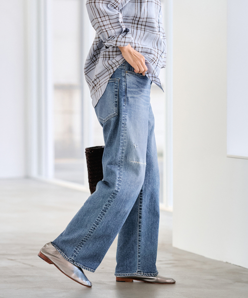 FRAMeWORK（フレームワーク）の「NEWデニムストレートパンツ（デニム