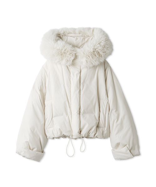 セール】【WEB限定カラーあり】西川フードファーショートダウン