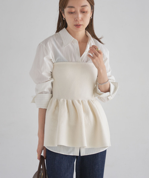 セール】ニットビスチェ（ニット/セーター）｜NOBLE（ノーブル）の