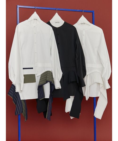 UN3D.（アンスリード）の「LAYER PARTS SH / レイヤーパーツシャツ