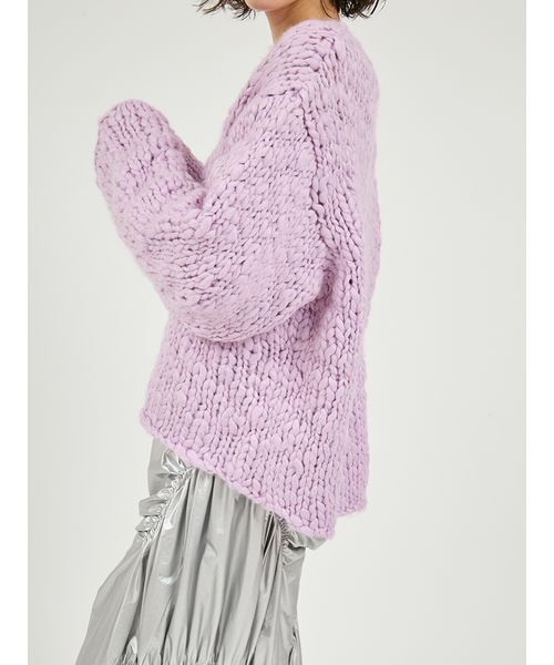 ウール混ハンドニットプルオーバー（ニット/セーター）｜emmi（エミ