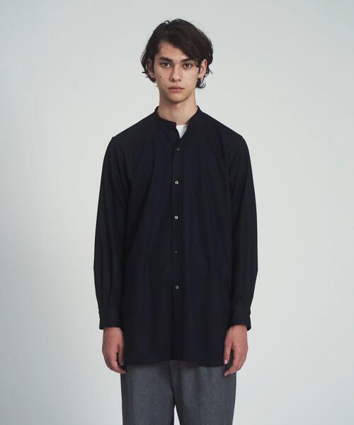 HEUGN（ユーゲン）の「＜HEUGN (ユーゲン) ＞【別注】Wool Rob/シャツ