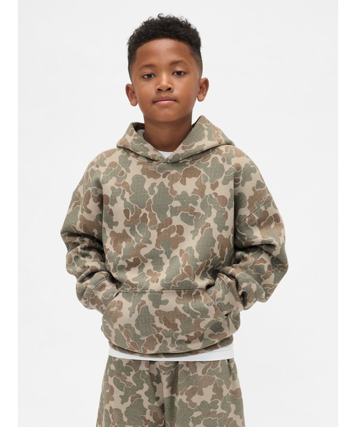 セール】ヴィンテージソフト リラックス カモフラージュ パーカー