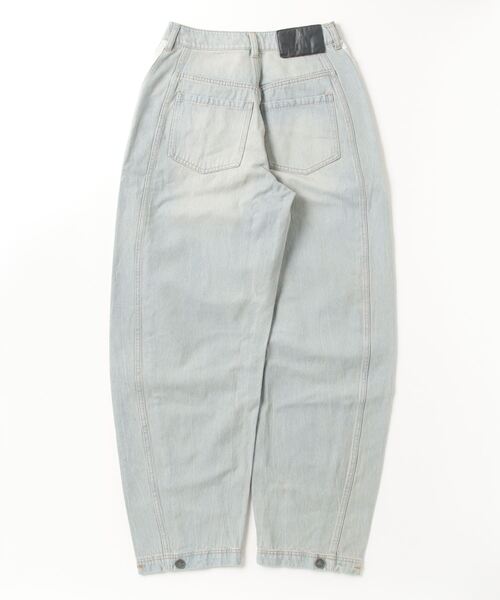 Adilenium シーズン 3 バナナフィット ウォッシュドデニムパンツ