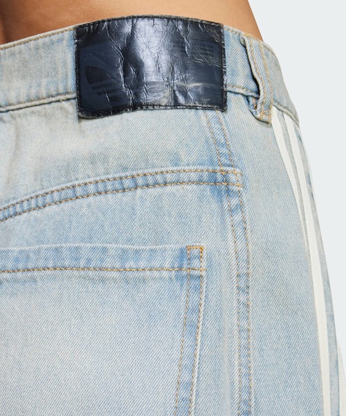 Adilenium シーズン 3 バナナフィット ウォッシュドデニムパンツ