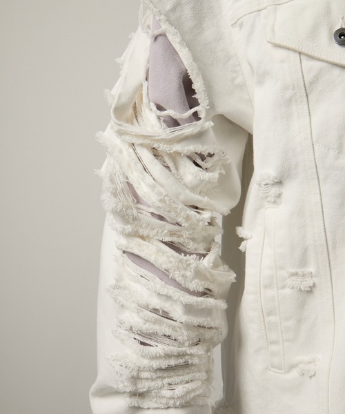 GRANCY（グランシー）の「【GRANCY】Sweat Docking Design Damage