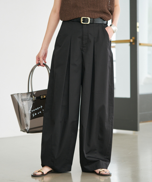 接触冷感/WEB限定/追加2》ライトチノタックカーブトラウザー