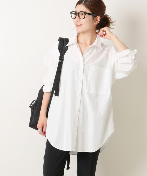 Spick & Span（スピックアンドスパン）の「50コットンオーバーシャツ