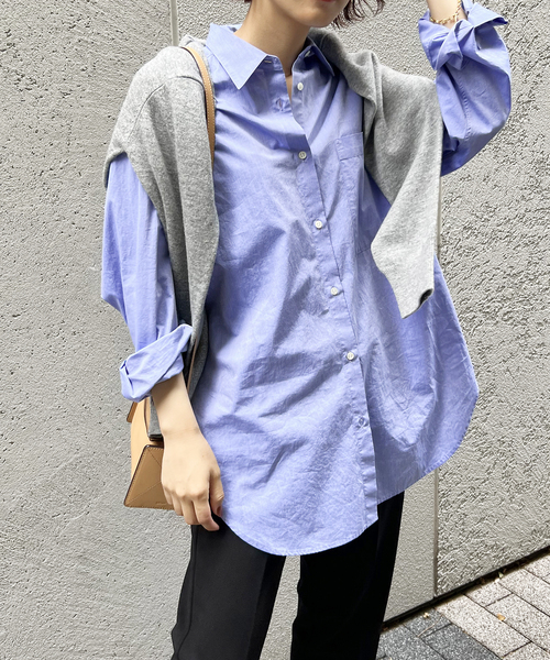 Spick & Span（スピックアンドスパン）の「50コットンオーバーシャツ