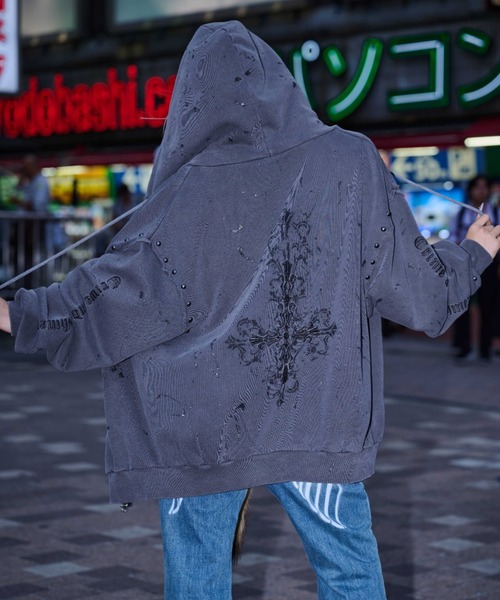 A'GEM/9 × .kom 『A'GEM/9/エージェムナイン』 ラメ飛ばしジップ